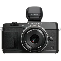 Discount Olympus E-P5 Mirrorless Digital Camera with 17mm f/2.8 Lens and VF-4 Viewfinder (Black) EP5