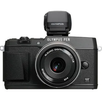 Discount Olympus E-P5 Mirrorless Digital Camera with 17mm f/2.8 Lens and VF-4 Viewfinder (Black) EP5