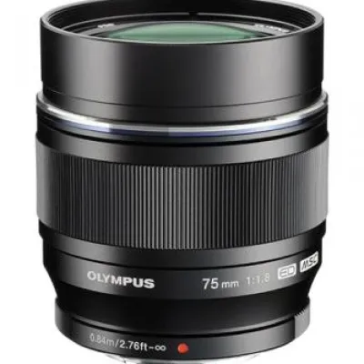 Clearance Olympus M.Zuiko Digital ED 75mm f/1.8 Lens (Black)