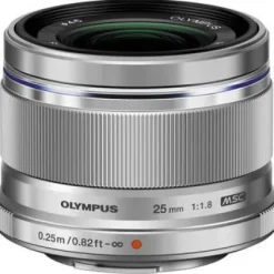 Online Olympus M.Zuiko Digital 25mm f/1.8 Lens (Silver)