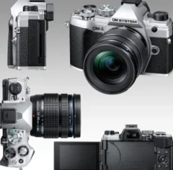 New Ultimaxx Olympus OM-5 Camera with 12-45mm Lens Bundle (Silver) - Includes: 64GB Extreme SDXC, 0.43x Wide-Angle Lens Attachment, Universal Speedlite & Much More (31pc Bundle)