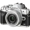Discount Olympus OM-D E-M10 Mark IV Mirrorless Camera with 14-42mm EZ Lens (Silver)