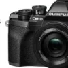 New Olympus OM-D E-M10 Mark IV Mirrorless Camera with 14-42mm EZ Lens & ED 40-150mm f/4-5.6 R Lens (Black)