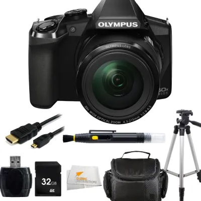 Fashion Olympus Stylus SP 100 IHS 16 MP Digital Camera + Accessory Bundle