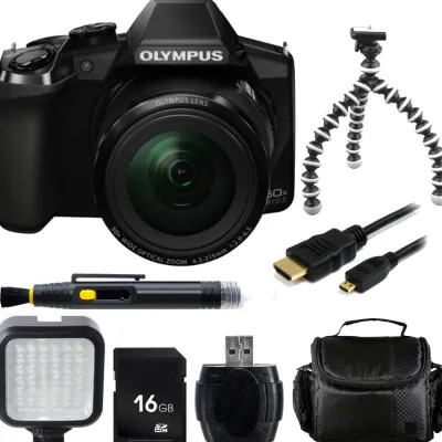 Discount Olympus Stylus SP-100E Digital Camera + Accessory Bundle