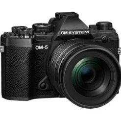 Hot OM SYSTEM OM-5 Mirrorless Camera with 12-45mm f/4 PRO Lens (Black)