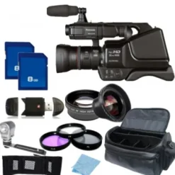 Outlet Panasonic AG-AC8PJ AVCCAM HD Shoulder-Mount Camcorder + Accessory Bundle