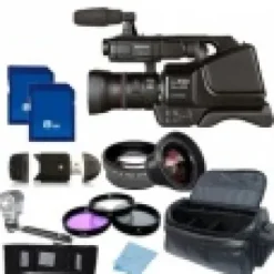 Outlet Panasonic AG-AC8PJ AVCCAM HD Shoulder-Mount Camcorder + Accessory Bundle