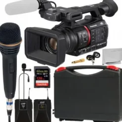 Hot Panasonic AG-CX350 4K Camcorder with Wireless Microphone Kit