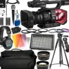 New Panasonic AG-DVX200 4K Professional Camcorder with Deluxe Accessory Bundle