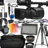 New Panasonic AG-UX90 4K/HD Professional Camcorder with Deluxe Accessory Bundle