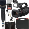 Sale Sony Panasonic HC-X2000 UHD 4K 3G-SDI/HDMI Pro Camcorder with Wireless Microphone Kit