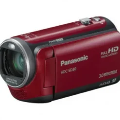 New Panasonic HDC-SD80 PAL Camcorder (Red)