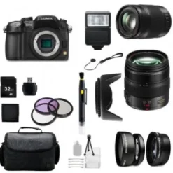 Outlet Panasonic Lumix DMC-GH3 Mirrorless Micro Four Thirds Digital Camera Platinum Bundle with: 12-35mm f/2.8 Asph. Lens & 35-100mm f/2.8 Lumix G Vario Zoom Lens