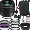 Clearance Panasonic Lumix G 25mm f/1.7 ASPH. Lens - H-H025K Must Have Bundle