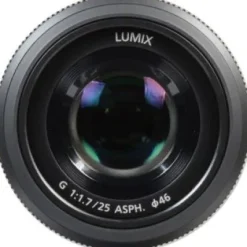 New Panasonic Lumix G 25mm f/1.7 ASPH. Lens (Black)