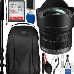 Hot Panasonic 7-14mm f/4.0 ASPH. Lens with Accessory Bundle