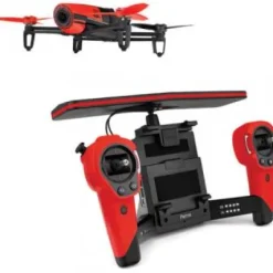 Fashion Parrot BeBop Drone Quadcopter with Skycontroller Bundle (Red)