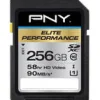 New SLRHut PNY Technologies 256GB Elite Performance SDXC Class 10 UHS-1 Memory Card