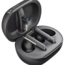 Best Other Poly Voyager Free 60+ UC Wireless Earbuds (USB-A Dongle, Carbon Black) & Charging Case w/ Touchscreen