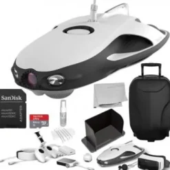 Best Powervision PowerRay Wizard Underwater 4K UHD ROV Starters Bundle with FPV Headset