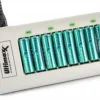 Outlet Ultimaxx Rapid Charger for 8 AA AAA Ni-MH NICD Rechargeable Batteries