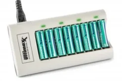 Outlet Ultimaxx Rapid Charger for 8 AA AAA Ni-MH NICD Rechargeable Batteries