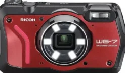Clearance Ricoh WG-7 Digital Camera Tough Waterproof Dustproof 4K WEB Camera (Red)