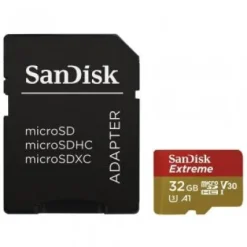 Outlet SanDisk Extreme 32GB microSDHC UHS-I Card - SDSQXAF-032G-GN6MA [Newest Version]