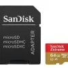 Sale Sandisk Extreme 64GB microSDXC UHS-I Card - SDSQXAF-064G-GN6MA [Newest Version]