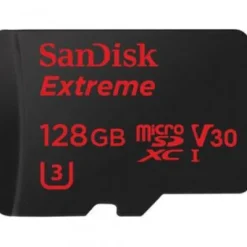 Outlet Sandisk 128GB Extreme UHS-I microSDXC Memory Card with SD Adapter