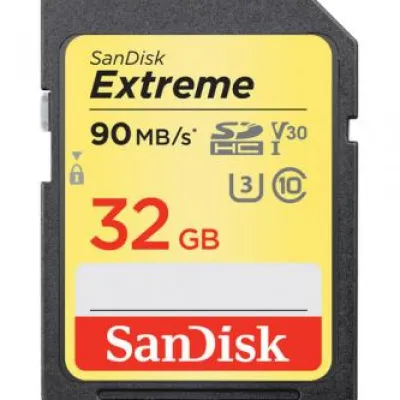 Sale Sandisk 32GB Extreme UHS-I SDHC Memory Card
