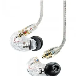 Hot Shure SE215 Sound-Isolating In-Ear Stereo Earphones (Clear)