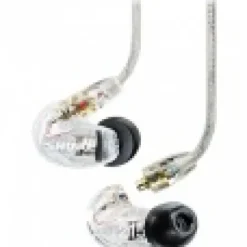 Hot Shure SE215 Sound-Isolating In-Ear Stereo Earphones (Clear)