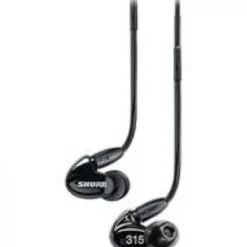 Hot Shure SE315 Sound-Isolating In-Ear Stereo Earphones (Black)