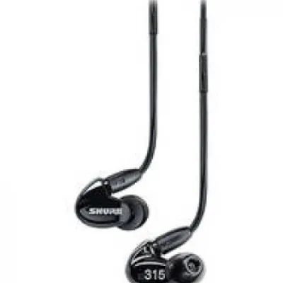 Hot Shure SE315 Sound-Isolating In-Ear Stereo Earphones (Black)