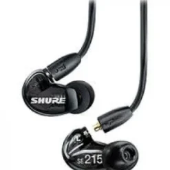 Outlet Shure SE215 Sound-Isolating In-Ear Stereo Earphones (Black)
