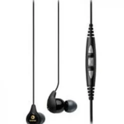 Fashion Shure SE115m+ Sound-Isolating In-Ear Stereo Headset (Black)