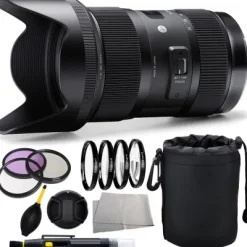 Discount Sigma 18-35mm f/1.8 DC Art HSM Lens for Nikon + Accessory Bundle