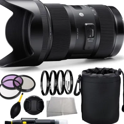 Discount Sigma 18-35mm f/1.8 DC Art HSM Lens for Nikon + Accessory Bundle