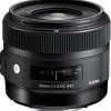 Hot Sigma 30mm f/1.4 DC HSM Art Lens for Nikon (Black)