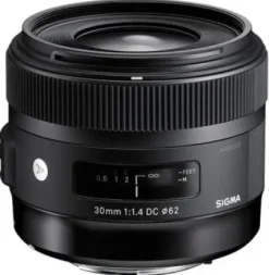 Hot Sigma 30mm f/1.4 DC HSM Art Lens for Nikon (Black)