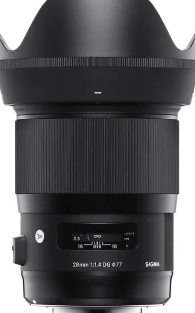 Sale Sigma 28mm f/1.4 DG HSM Art Lens for Canon EF + Multi-Coated 3PC UV Filter Kit, Variable Neutral Density Filter (ND2-ND400) & More (17pc Bundle)