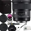Discount Sigma 24mm f/1.4 DG HSM Art Lens for Canon EF Bundle Includes Manufacturer Accessories + 3PC Filter Kit + Lens Cleaning Pen + Cap Keeper + Microfiber Cleaning Cloth