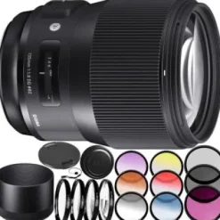 Sale Sigma 135mm f/1.8 DG HSM Art Lens for Nikon F Filter Bundle