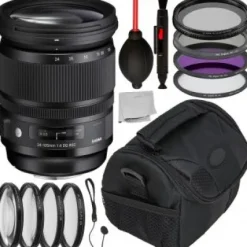Outlet Sigma 24-105mm f/4 DG OS HSM Art Lens for Nikon F with Accessory Bundle