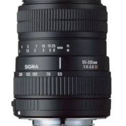 New Sony Sigma Zoom Normal-Telephoto 55-200mm f4-5.6 DC Autofocus Lens for Alpha & Minolta Digital SLR