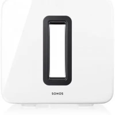 New Sonos SUB Wireless Subwoofer with Integrated Net 2.0 Extender (Gloss White)