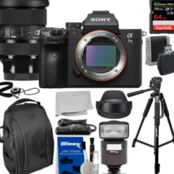 Online Sony Alpha a7 III Mirrorless Digital Camera (Body Only) with Sigma 24-70mm f/2.8 DG DN Art Lens for E and Essential Accessory Bundle. Bundle Includes: SanDisk 64GB Extreme Pro Memory Card, TTL Flash, and Much More.
