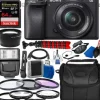 Discount Sony Alpha a6400 Mirrorless Digital Camera with 16-50mm Lens and Essential Accessory Bundle